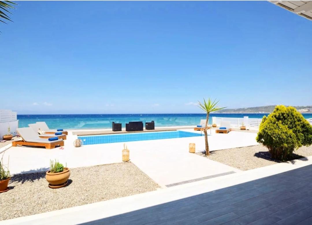 Vaso Beach Front Villa إياليسوس المظهر الخارجي الصورة