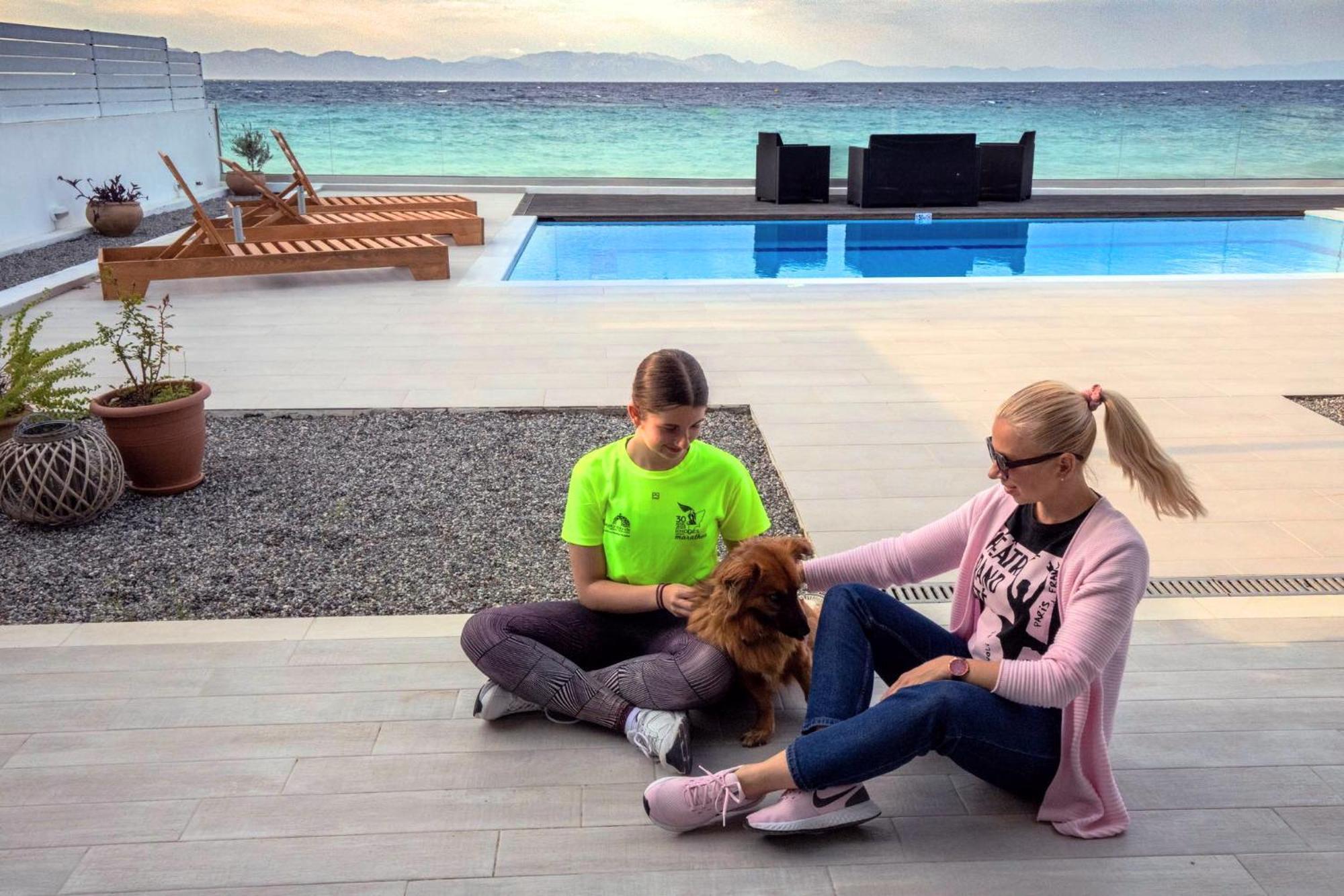Vaso Beach Front Villa إياليسوس المظهر الخارجي الصورة