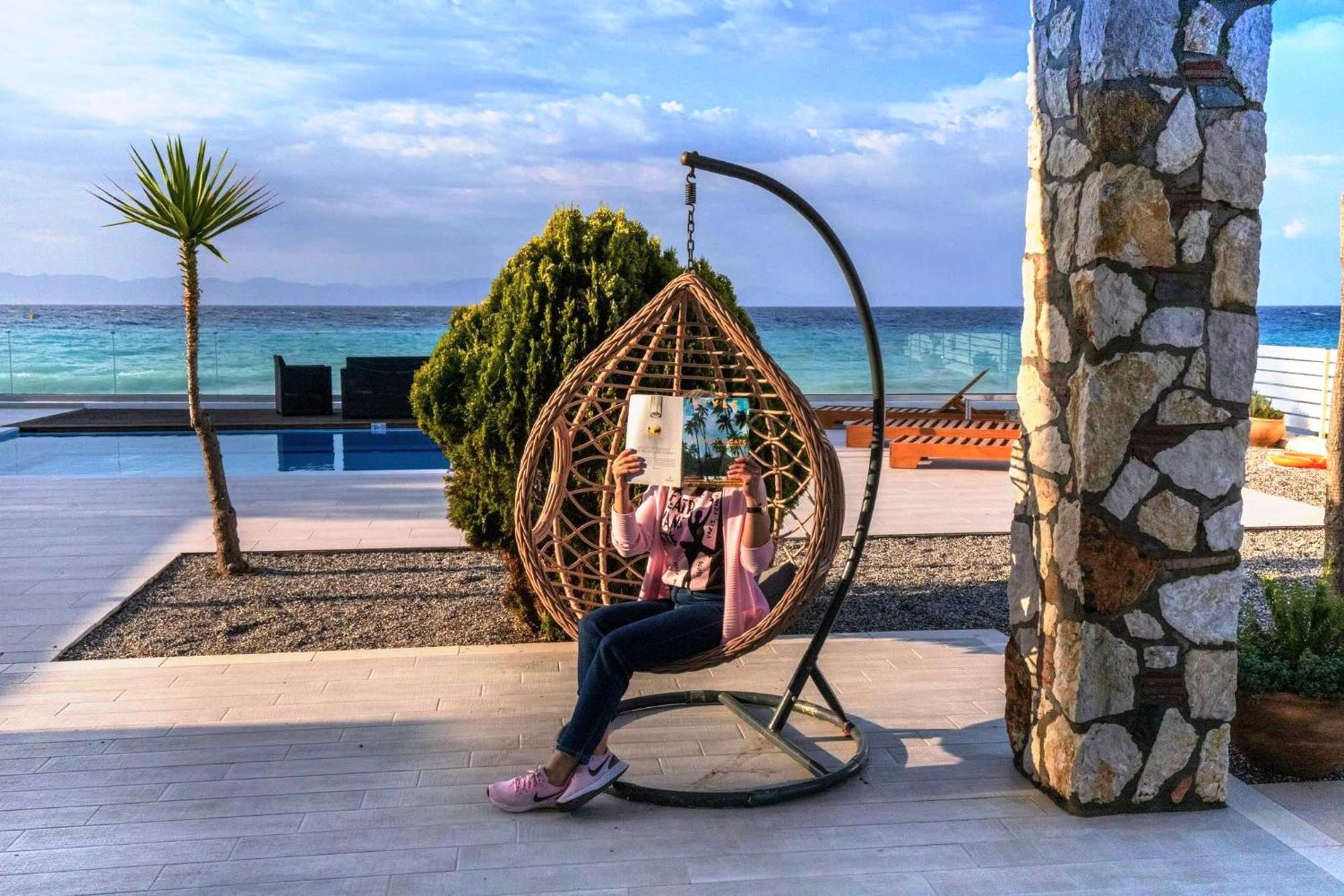 Vaso Beach Front Villa إياليسوس المظهر الخارجي الصورة
